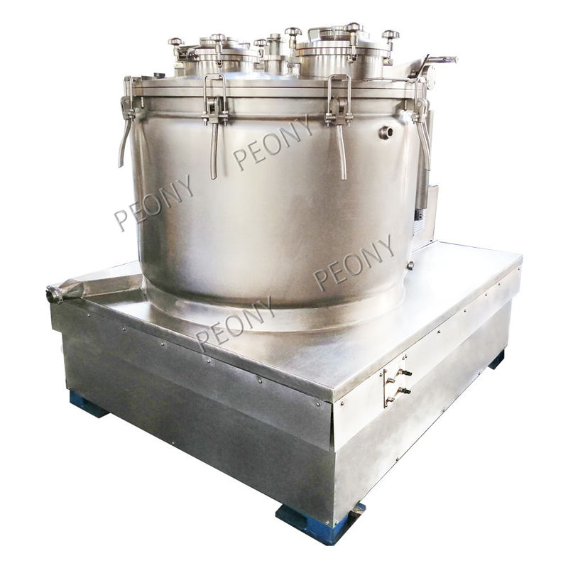 Dingin Solvent Extract Basket Centrifuge Mesin Herbal / CBD / Cannabis Oil Extraction