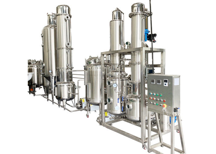 Bi Directional Agitation Herb Oil Ethanol Extraction Line Sistem Industri Minyak CBD Centrifuge