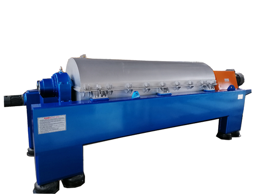 Full Automatic Horizontal Style Decanter Centrifuges dengan SS Drum, untuk Dewatering