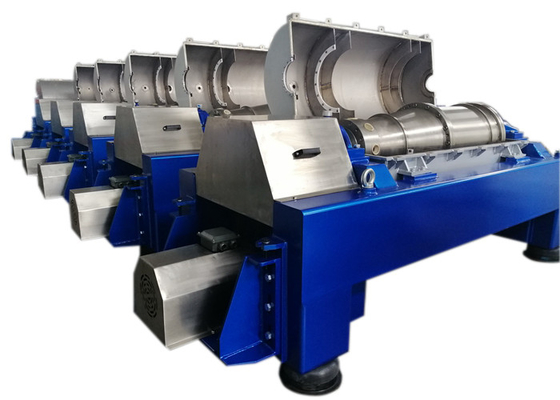 Kecepatan Tinggi Gulir Debit Decanter Industri Centrifuge Garam Kimia Titanium Centrifuge