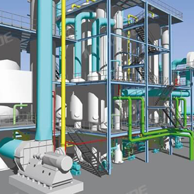 Air Laut Efek Tunggal Efek Multi Efek Kekuatan Sirkulasi Mvr Jatuh Film Vakuum Evaporator Plant