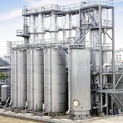 Lithium Manganate Mvr Falling Film Mvr Evaporator System Zero Liquid Untuk Pemulihan Ethanol/Pengolahan Air