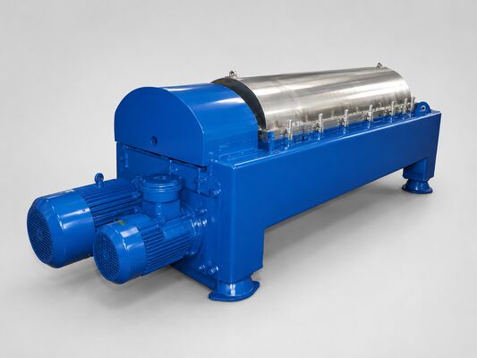 Centrifuge Decanter Dua Fase untuk Dewatering Limbah Kimia