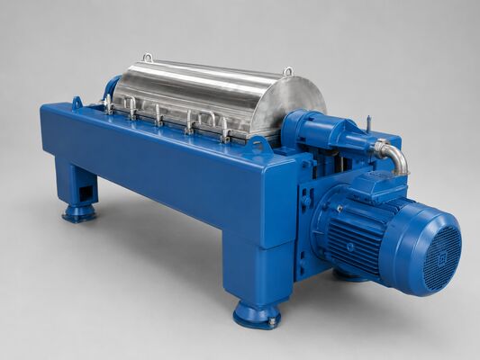 Solid Bowl 3 Phase Centrifuge dengan Struktur Horizontal untuk Minyak Ikan