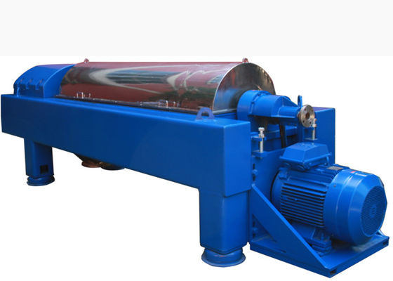 Desain struktural tahan aus Centrifuge dekanter dua fase untuk finishing logam dan lumpur elektronik