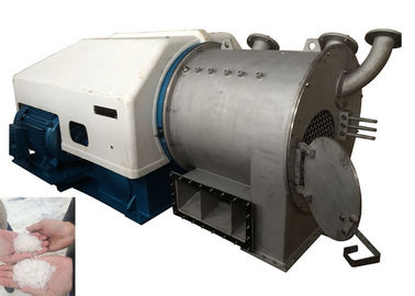 Pabrik Garam Menggunakan Mesin 2 Tahap Pusher Centrifuge Untuk Pengeringan Kristal