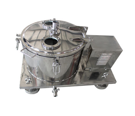 Mesin Ekstraksi Minyak Biomassa Keranjang Centrifuge Spin Drying Ethanol Dengan Bahan Tanaman