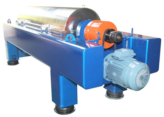2 Tahap Horizontal Decanter sentrifugal, berkelanjutan Mesin Kaolin Industri Decanter Centrifuge