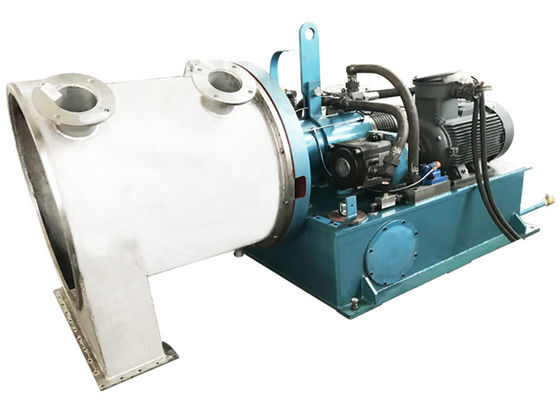 Dua Tahap Hidrolik Pendorong Garam Centrifuge Operasi Kontrol Plc Disesuaikan