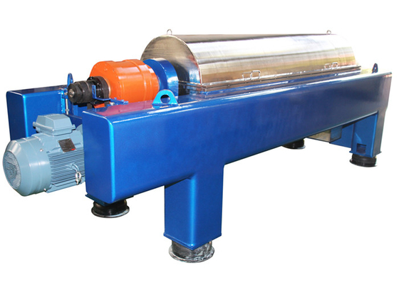 Mesin Centrifuge Industri Horizontal Decanter SS304 Pemisahan Lumpur Minyak Sawit