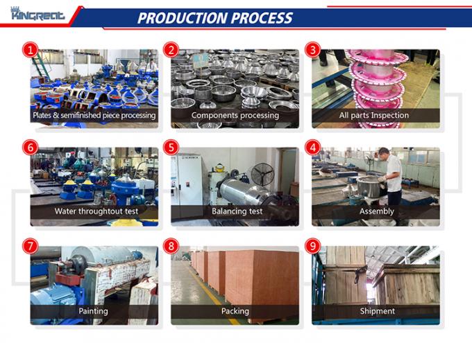 2 Stage Pusher Centrifuge Mesin Produksi Garam Laut Untuk Garam Produksi Line 4