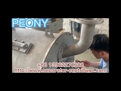 Mesin Dewatering Salt Centrifuge SS316L Otomatis Terus Menerus 2 Tahap